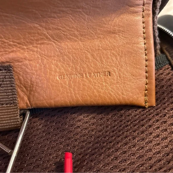 Genuine Leather Toiletry Case Men’s Brown & Black Travel Piece Organize Vacation - Picture 10 of 13